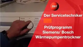 Pr&uuml;fprogramm Siemens/ Bosch W&auml;rmepumpentrockner