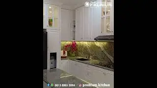 pantry harapan indah Bekasi klasik modern American klassic kitchen set dapur rak dapur lemari dapur