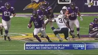 Bridgewater suffers knee injury