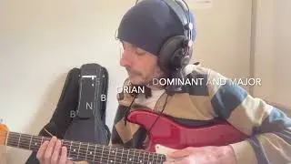Lidian 7b over 5b Dorian Dominant and Major Resolution