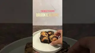The Best Eggless Brookies Recipe Ever!! #brookies #brownies #cookies #egglessdesserts #viraldessert