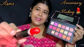 ASMR Doing your Anniversary makeup (Personal attention ) 🥮💄🎉