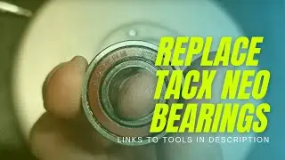 How To Replace Bearings On A Tacx Neo (links to tools in description)