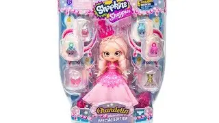 Shopkins Shoppies Doll Chandelia Special Edition Unboxing Toy Review