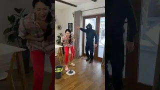 She had a little &ldquo;oops&rdquo; moment. Funny family #comedy #couple #funny