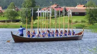 Kirchbootrennen auf dem Siljansee in Siljansn&auml;s  (Dalarna/Schweden)
