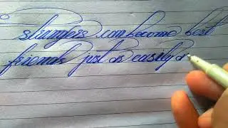 World elegant cursive writing styles // cursive writing skills // how to write cursive writing