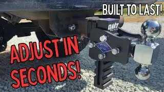 Orion Motor Tech Adjustable Trailer Hitch Review | Heavy Duty 2&rdquo; Receiver with Dual Ball Mount