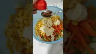 Yummy Vegetable Salad #yummyinmytummy #vegetablesalad #simplesalad