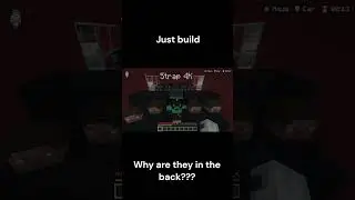 Minecraft just build funny moments part 2 #minecraft #justbuild #gaming #history #fortnite #team