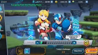 Rockman X Dive | EXP Event Mission S-Rank Runthrough