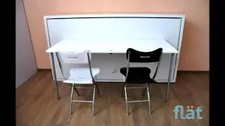 #projects FLAT - Одноместная кровать-трансформер с откидным столом
