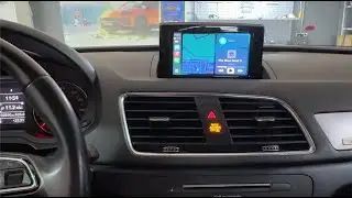 Audi Q3 2016 ⎮ Apple Carplay, Android Auto на штатную магнитолу RMC, передняя камера