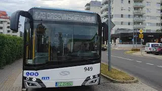 Solaris Urbino 12 IV Electric #949 ( MZA Warszawa ) TESTOWIEC!!! - Linia 178 ( Kurs Skrócony )
