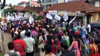 Nurses strike thrissur19th June 2017# Support UNA