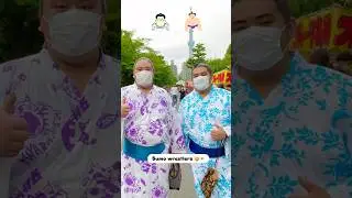I chased Sumo wrestlers 😃😍🇯🇵 #shorts #ytshorts #travel #japan #sumowrestler #tokyo #rockybhai