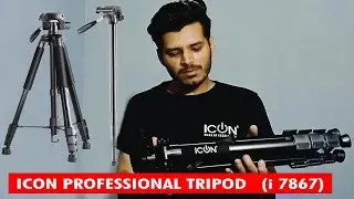 Icon Professional Tripod i7867 Unboxing and Review|Budget Tripod Unboxing
