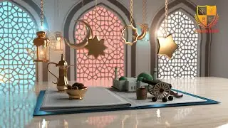 ID #586 - Ramadan & Eid greeting book Logo Intro Reveal Animation - Design Bank Logo Animation