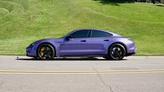 Porsche Taycan wrapped in Viola Purple | PURE PPF