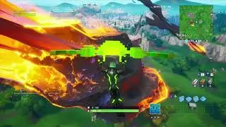 Touch a Giant Glowing Cube, enter the Rift above Loot Lake, and Search a Landing Pod...