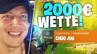 Goldene Gegenstände Challenge | 2000€ Wette | Fortnite | SpontanaBlack