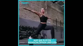Damen Sport Leggings mit breitem Shapingbund / Highwaist Leggings mit Handytasche
