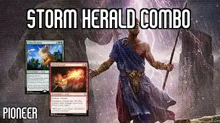 Overpowered ONE TURN KILL Combo? | Storm Herald Combo | Pioneer | MTGO