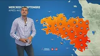 Bulletin météo pour le mercredi 13 septembre 2023