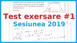 BAC MATEMATICA TESTUL 1. SESIUNEA 2019 | Examen.md