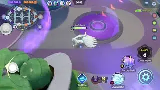 Playing Pokemon UNITE