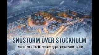 SN&Ouml;STORM &Ouml;VER STOCKHOLM ❄️ | Futuristic Light Show (4K) Bard Peter