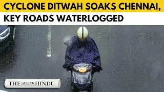 Traffic hit, streets flooded as Cyclone Ditwah pounds Chennai