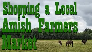 Shopping at our Local Amish Farmers Market