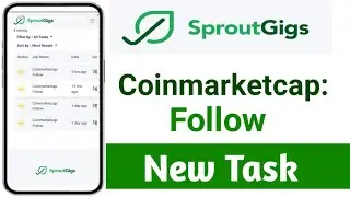 Sproutgigs Coinmarketcap:Follow Bangladesh tutorial