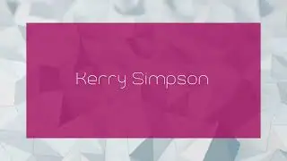 Kerry Simpson - appearance