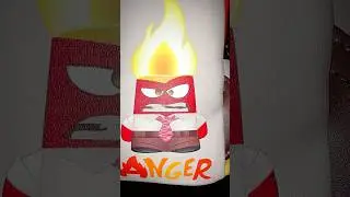 Inside Out Anger Loungefly Mini Backpack Cosplay #loungefly #disney #insideout #anger #cosplay