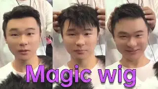 Changing your hairstyle changes your temperament😄#T&oacute;c Giả Nam #T&oacute;c Giả#メンズウィッグ #ウィッグ