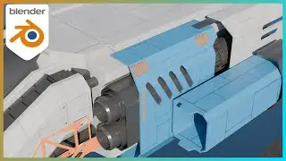 Crafting a Star Citizen inspired Ship in Blender: Live Stream