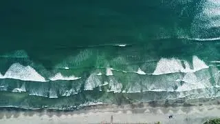 Beach - Sea - Waves - Ocean - No Copyright Video 4k #djimini2