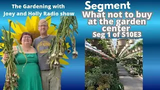 Seg 1 of S10 E6 What not to buy at the garden center (in stuio video ) Garden Talk Radio