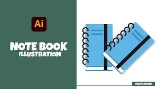 How to create a #notebook in #illustrator | #Illusttratortutorial  #graphicdesinger #tricks