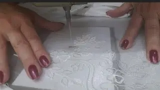 Barrado de Vestido de Noiva | @sandrareisbordadosfinos