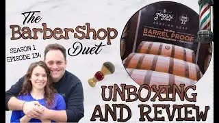The Barbershop Duet - Barrel Proof Shave Soap by Zingari Man - Unboxing and Review
