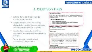 📚ELABORACIÓN DE EXPEDIENTES TÉCNICOS DE PROYECTOS PRODUCTIVOS Y SOCIALES INVIERTE PE📚
