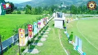 ALL PAKISTAN T20 CRICKET LEAGUE SWAT STREET SPORTS ARENA DRONE VIEW BEAUTIFUL CRICKET GROUND 