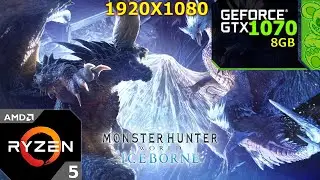 Monster Hunter World : GTX 1070 8GB + Ryzen 5 3600 | 1080p Ultra Settings