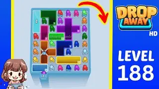 Drop Away Level 188 Solution Walkthrough