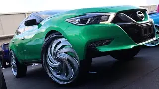 TireKingzATL Sitting on Rucci Car Show: Gbody, Donk, New Schools Pt. 1