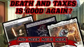 DEATH AND TAXES IS GOOD AGAIN? Legacy Black and White Overlord of the Balemurk midrange MTG