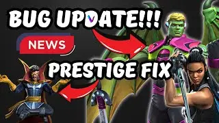 Компания Kabam подтвердила исправление ошибок в Hulkling & Valk и Doctor Strange Prestige, а такж...